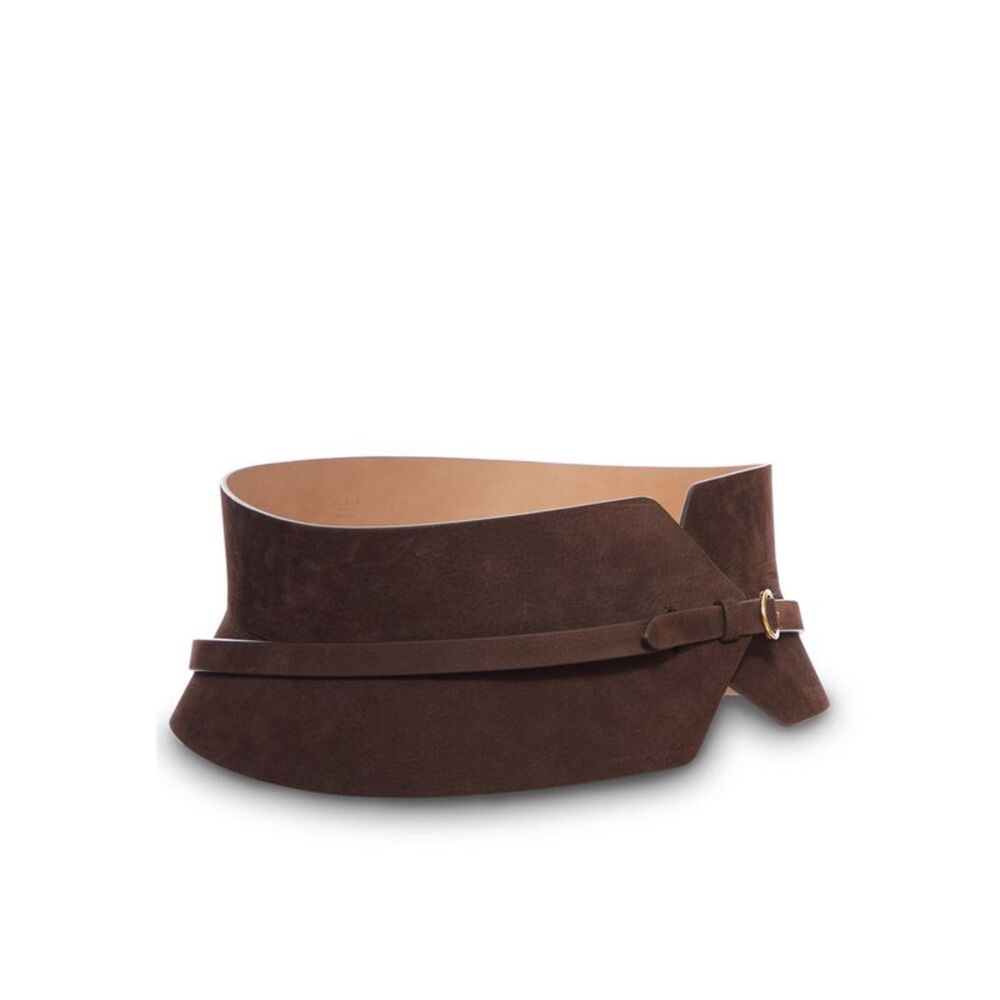 Alaia Women Wide Panel Leather Belt - Picture 2 of 3